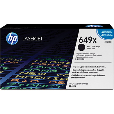HP 649X Hi-Cap Black Toner Cartridge (17,000 pages) 